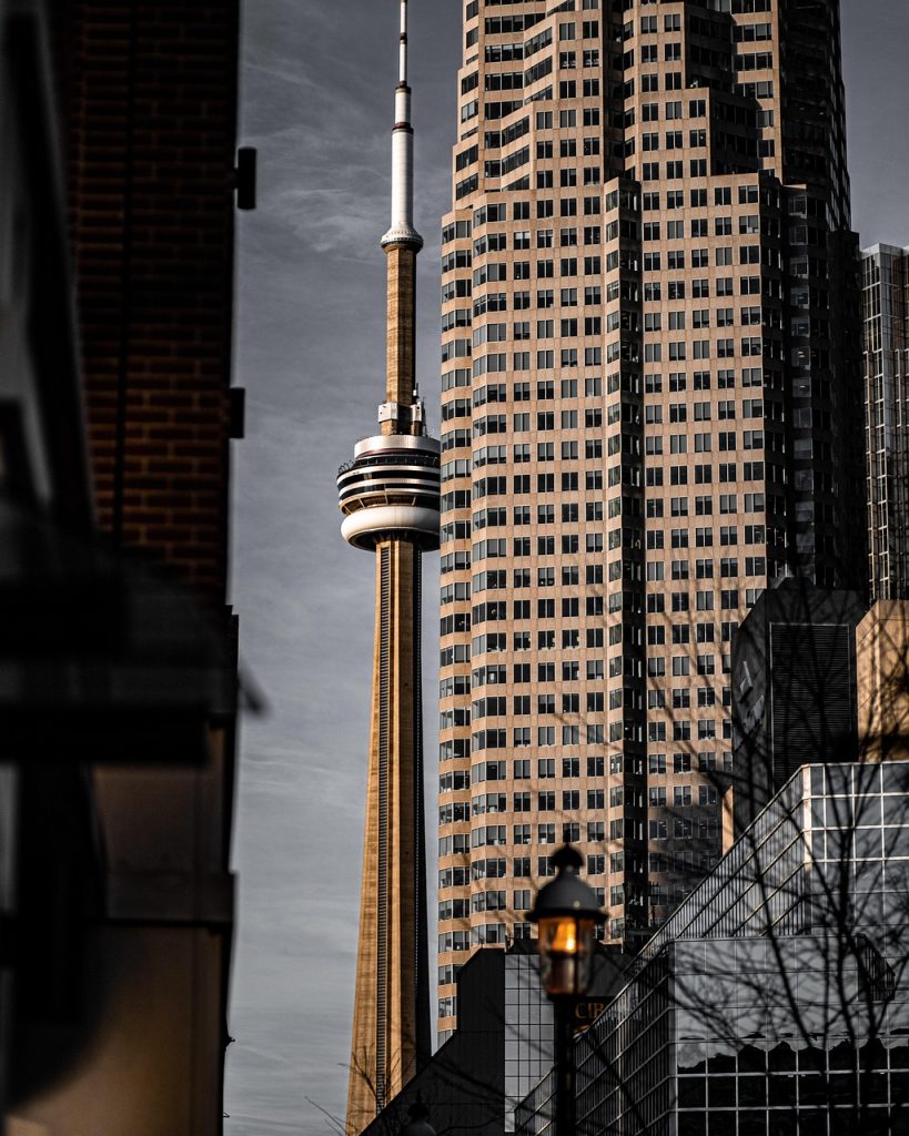 toronto, city, canada, architecture, nature, skyline, urban, buildings, sky, skyscraper, cityscape, ontario, building, clouds, reflections, downtown, tower, business, travel